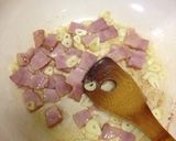 たっぷりきのことベーコンのペペロンチーノ作り方2写真