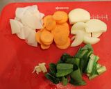 生姜風味の鶏団子スープ作り方1写真