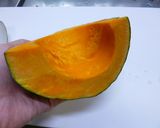 かぼちゃをカレー粉で炒めてみましたの。作り方2写真