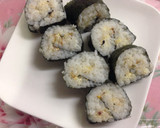 超簡単＋弁当に♪マヨとふりかけde太巻き作り方3写真