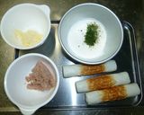 ツナマヨつめつめ竹輪の磯辺揚げ作り方1写真