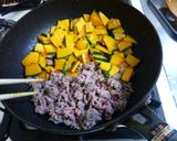 かぼちゃをカレー粉で炒めてみましたの。作り方6写真