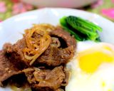 簡単ご飯がすすむ 牛肉ゆで玉～すき煮作り方14写真