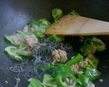 節約☆好きな野菜でツナ玉塩昆布炒め作り方5写真
