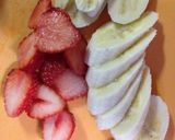 バナチョコいちごパンケーキ♡作り方2写真