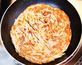 簡単✿もやしとツナのカレー風味お焼き✿作り方5写真