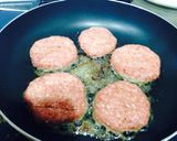 ハヤシの残りで煮込みハンバーグ。作り方2写真