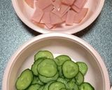 ☆簡単節約☆残り物のパスタでサラダ☆作り方2写真