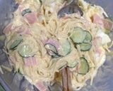 ☆簡単節約☆残り物のパスタでサラダ☆作り方5写真