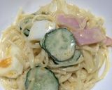 ☆簡単節約☆残り物のパスタでサラダ☆作り方6写真