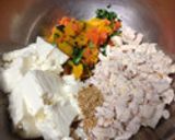 犬用☆ササミと豆腐のハンバーグ作り方3写真