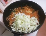☆リメイク☆鍋のあまりDEお好み焼き!作り方1写真