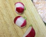 ラディッシュと鶏肉のヘルシーサラダ作り方1写真
