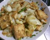 木綿豆腐でヘルシー野菜炒め作り方6写真