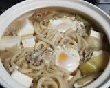 土鍋で肉豆腐うどん(^w^)作り方5写真