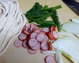 讃岐うどんでナポリタン~(手打ちうどん)作り方1写真