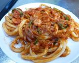 讃岐うどんでナポリタン~(手打ちうどん)作り方9写真
