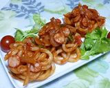 讃岐うどんでナポリタン~(手打ちうどん)作り方10写真