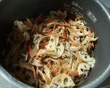 ＊豚肉と根野菜＊の炊き込みご飯作り方4写真