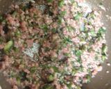 ピーマンと豚の味噌そぼろ作り方2写真