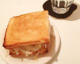 照り焼きチキンサンド★簡単作り方5写真