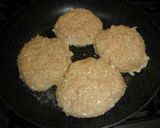 ふわふわ、鶏胸肉のハンバーグ作り方7写真