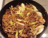 味噌ダレ牛肉とレンコンdeキレイに丼♪作り方5写真