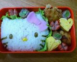 キャラ弁☆簡単！キティちゃんおにぎり★作り方10写真