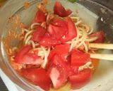 野菜の旨味凝縮♡トマトとツナの冷製パスタ作り方6写真