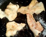 ポン酢仕上げコラーゲンたっぷり鶏皮パスタ作り方1写真