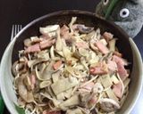 たっぷりきのことベーコンのペペロンチーノ作り方5写真