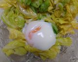 春キャベツとプチトマトのサラダ温泉卵のせ作り方16写真
