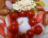 春キャベツとプチトマトのサラダ温泉卵のせ作り方19写真