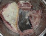 骨まで柔らかトゥルンコラーゲンエイ激辛煮作り方1写真