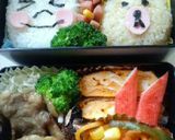 子供と一緒にLINEｷｬﾗ弁( ^^)/作り方3写真