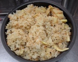 魚屋まかない鮭フレークと筍炊き込みご飯作り方4写真