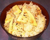 魚屋まかない鮭フレークと筍炊き込みご飯作り方5写真