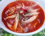 玉ねぎとしめじのトマトスープ♪作り方6写真