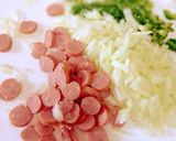 簡単♪シーチキンマヨチャーハン♡作り方1写真