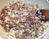 タコライス風♪ひき肉とトマトのさっぱり丼作り方2写真