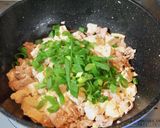 豆腐と豚肉のキムチ炒め（温玉・グラタン風作り方5写真