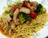 マルちゃん正麺で作る鶏皮胡麻ダレ温麺♪作り方5写真