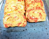 紅生姜で卵焼き作り方4写真