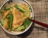 キャベツと竹の子のオイスターソース炒め作り方5写真