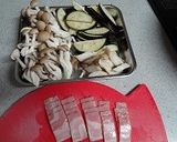 きのことベーコンと茄子のバター醤油炒め作り方1写真
