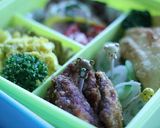 キャラ弁当 お赤飯おいなりさん作り方4写真