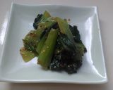 青菜のマスタード醤油和え作り方4写真