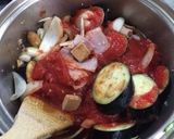 なすとベーコンのトマト煮込み作り方6写真
