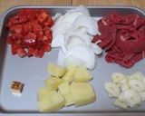 牛肉の赤ワイン煮込みワンプレート作り方1写真