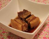 圧力鍋で脂が美味しい豚バラ角煮作り方9写真